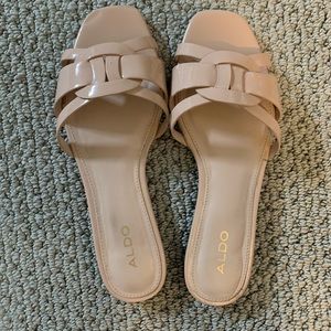 Aldo nude slides size 37